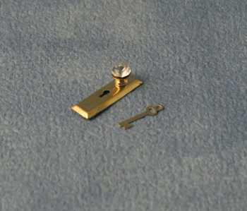 12 Brass Door Knobs (6 Pairs) – 1:12 Scale Miniature For Dollhouse DIY